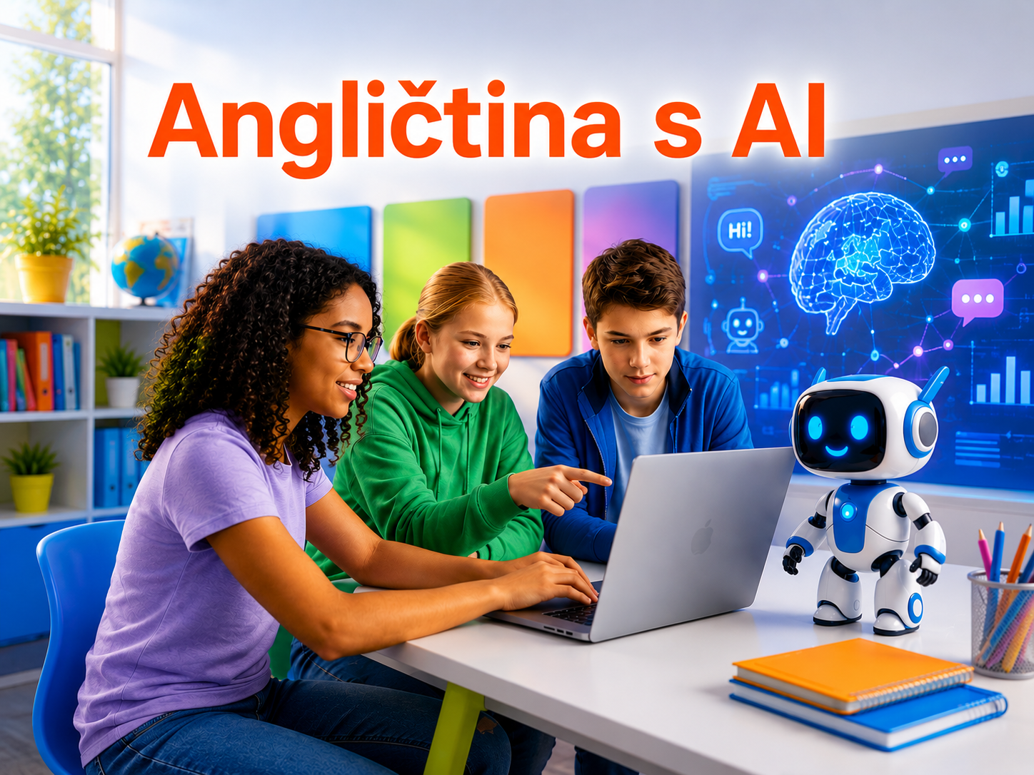 Angličtina s AI pro teenagery